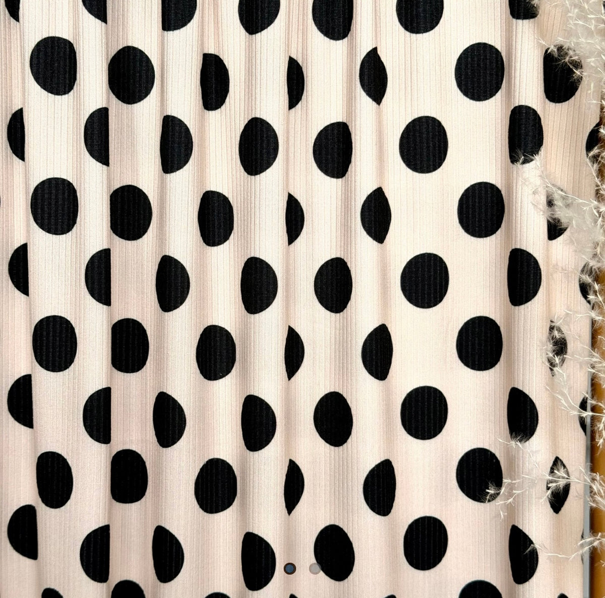 Cream and black