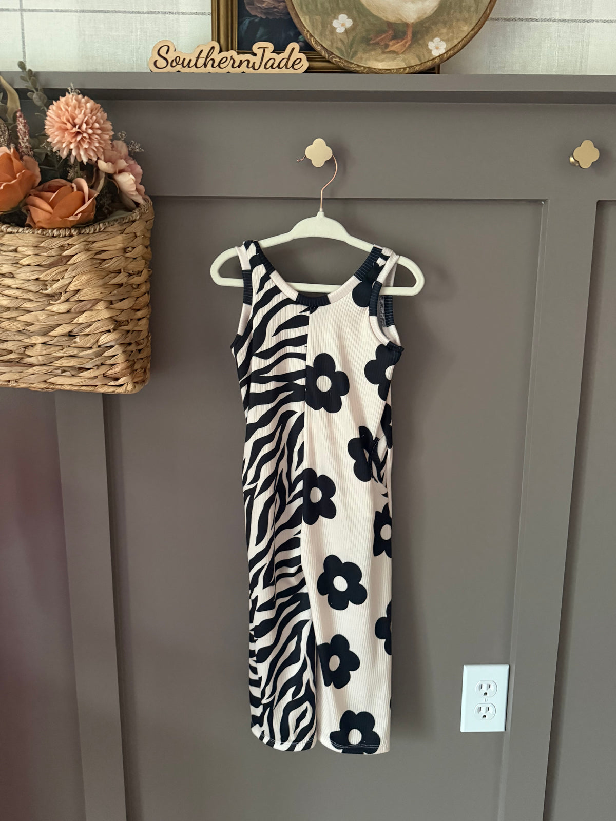 Cream and black